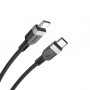 Дата-кабель универ. Type-C - Type-C 1 м, 3А/60W, черный HOCO X109