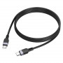Дата-кабель универ. Type-C - Type-C 1 м, 3А/60W, черный HOCO X109