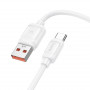 Дата-кабель универ. USB Type-C 1м, 100W, TurboCharge, белый HOCO X115