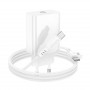 Зарядное устройство сетевое 1PD Type-C(20W)+кабель Type-C Type-C, белый BOROFONE BA21A Pro
