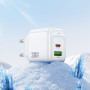 Зарядное устройство сетевое PD 1Type-C(30W)+1USB3.0 Quick Charger+кабель Type-C Type-C, белый HOCO CS55A