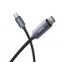 Дата-кабель универ. Type-C - Type-C 1 м, 3А/60W, дисплей, черный HOCO X112