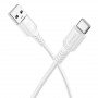 Дата-кабель универ. USB Type-C 1м, 3А, белый BOROFONE BX116