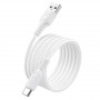 Дата-кабель универ. USB Type-C 1м, 3А, белый BOROFONE BX116