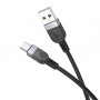 Дата-кабель универ. USB Type-C 1м, 3А, черный HOCO X109