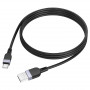 Дата-кабель универ. USB Type-C 1м, 3А, черный HOCO X109