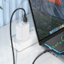 Дата-кабель универ. USB Type-C 1м, 3А, черный HOCO X109