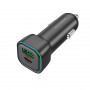Зарядное устройство в прикуриватель 1USB +1 PD Type-C Quick Charger, черный BOROFONE BZ28A