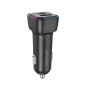 Зарядное устройство в прикуриватель 1USB +1 PD Type-C Quick Charger, черный BOROFONE BZ28A