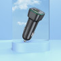 Зарядное устройство в прикуриватель 1USB +1 PD Type-C Quick Charger, черный BOROFONE BZ28A