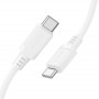 Дата-кабель универ. Type-C - Type-C 1м, 3А, белый BOROFONE BX115