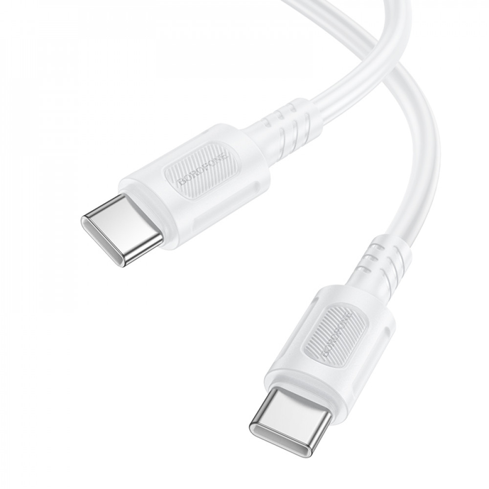 Дата-кабель универ. Type-C - Type-C 1м, 60W, белый BOROFONE BX111