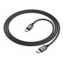 Дата-кабель универ. Type-C - Type-C 1м, 60W, нейлоновая оплетка, черный BOROFONE BX87