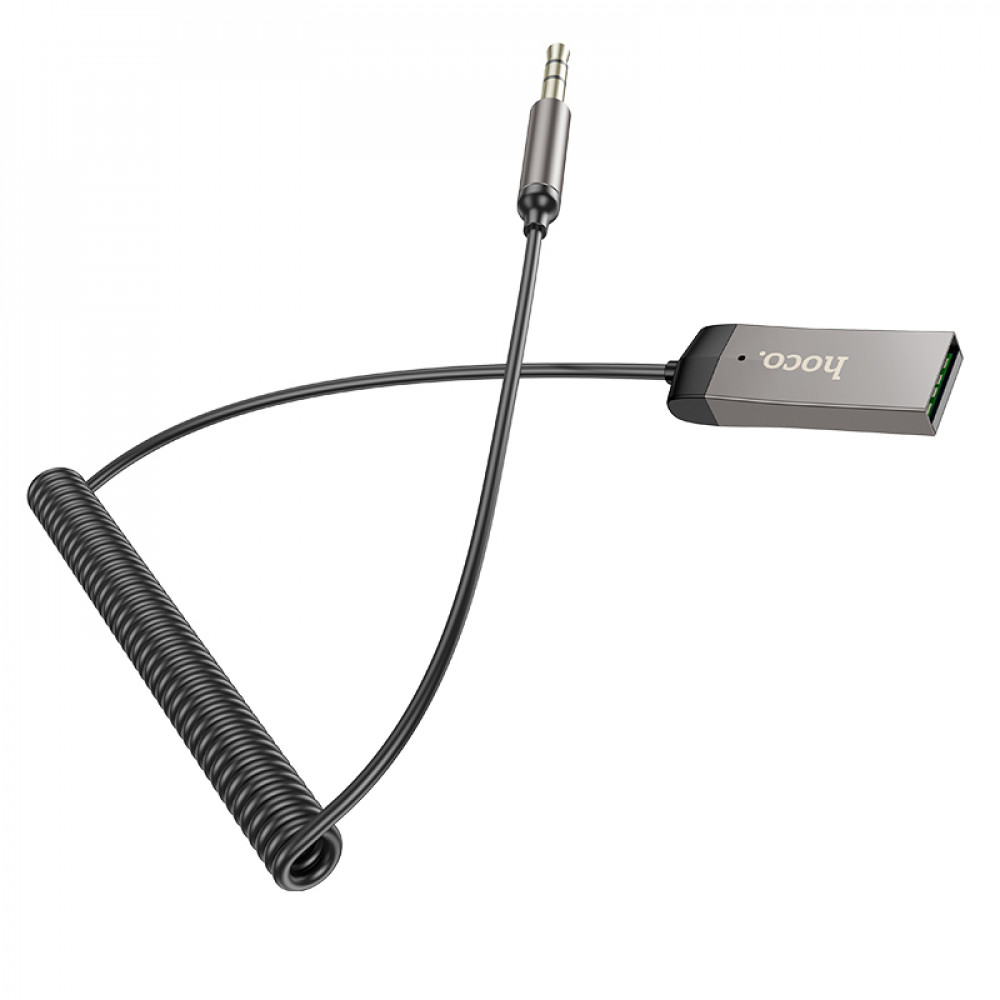 Адаптер-ресивер в магнитолу Bluetooth/ USB, черный HOCO E78