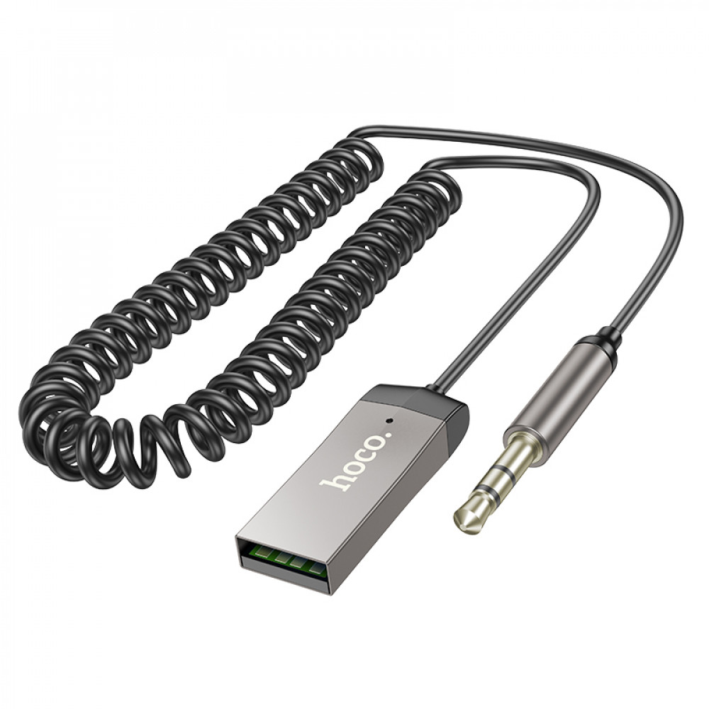 Адаптер-ресивер в магнитолу Bluetooth/ USB, черный HOCO E78