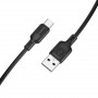 Дата-кабель универ. USB Type-C 1м, 3А, черный BOROFONE BX113