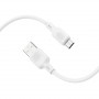 Дата-кабель универ. micro USB /Android/ 1м, 2.4A, белый BOROFONE BX113