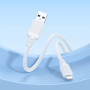 Дата-кабель универ. lightning USB / Iphone 1м, 2,4А, белый BOROFONE BX115
