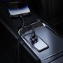 Зарядное устройство в прикуриватель 1 PD Type-C Quick Charger(30W), металлик HOCO Z62A