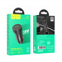 Зарядное устройство в прикуриватель 1USB3.0 Quick Charger+1PD Type-C(20W), черный HOCO Z49B
