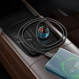 Зарядное устройство в прикуриватель 1USB3.0 Quick Charger+1PD Type-C(30W) + вольтметр, металлик HOCO Z50