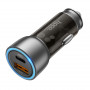 Зарядное устройство в прикуриватель 1USB3.0 Quick Charger+1PD Type-C(25W), коричневый HOCO NZ8