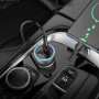 Зарядное устройство в прикуриватель 1USB3.0 Quick Charger+1PD Type-C(25W), коричневый HOCO NZ8