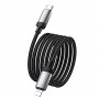 Дата-кабель универ. PD Type-C - lightning USB/Iphone 1м, нейлоновая оплетка, черный HOCO X117