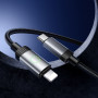 Дата-кабель универ. PD Type-C - lightning USB/Iphone 1м, нейлоновая оплетка, черный HOCO X117