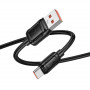 Дата-кабель универ. USB Type-C 1м, 100W, TurboCharge, черный HOCO X115