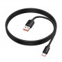 Дата-кабель универ. USB Type-C 1м, 100W, TurboCharge, черный HOCO X115