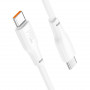 Дата-кабель универ. Type-C - Type-C 2 м, 3А/100W, белый HOCO X93
