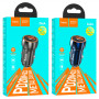Зарядное устройство в прикуриватель 1USB3.0 Quick Charger+1PD Type-C(20W), синий HOCO Z46A