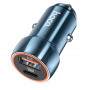 Зарядное устройство в прикуриватель 1USB3.0 Quick Charger+1PD Type-C(20W), синий HOCO Z46A