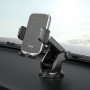 Держатель телефона на присоске, раздвижной, телескопический, черный HOCO CA95
