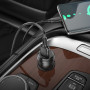 Зарядное устройство в прикуриватель 1USB 3.0 Quick Charger, прозрачный черный BOROFONE BZ23