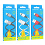 Дата-кабель универ. lightning USB / Iphone 1м, 2,4А, белый BOROFONE BX83