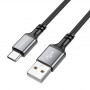 Дата-кабель универ. USB Type-C 1м, 3А, черный BOROFONE BX83