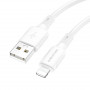 Дата-кабель универ. lightning USB / Iphone 1м, 2,4А, белый BOROFONE BX80
