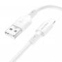 Дата-кабель универ. lightning USB / Iphone 1м, 2,4А, белый BOROFONE BX80