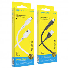 Дата-кабель универ. USB Type-C 1м, 3А, белый BOROFONE BX51
