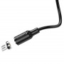 Кабель магнитный для зарядки мобильных устройств micro USB /Android/ 1м, 2.4А, не поддерживает передачу данных, черный BOROFONE BX41