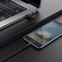 Кабель магнитный для зарядки мобильных устройств micro USB /Android/ 1м, 2.4А, не поддерживает передачу данных, черный BOROFONE BX41