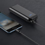 Кабель магнитный для зарядки мобильных устройств micro USB /Android/ 1м, 2.4А, не поддерживает передачу данных, черный BOROFONE BX41