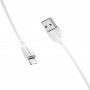 Дата-кабель универ. lightning USB / Iphone 1м, 2,4А, белый BOROFONE BX19