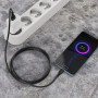 Дата-кабель универ. micro USB /Android/ 1м, 2,4А, черный BOROFONE BX19