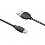 Дата-кабель универ. USB Type-C 1м, 3А, черный BOROFONE BX19