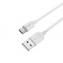 Дата-кабель универ. USB Type-C 1м, 3А, белый BOROFONE BX14