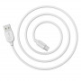 Дата-кабель универ. USB Type-C 2м, 3А, белый BOROFONE BX14