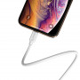 Дата-кабель универ. lightning USB / Iphone 3м, 2.4А, белый BOROFONE BX14